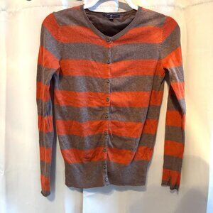 Gap Cardigan Womens Small Striped Alpaca Blend Academia Y2K Preppy 19054